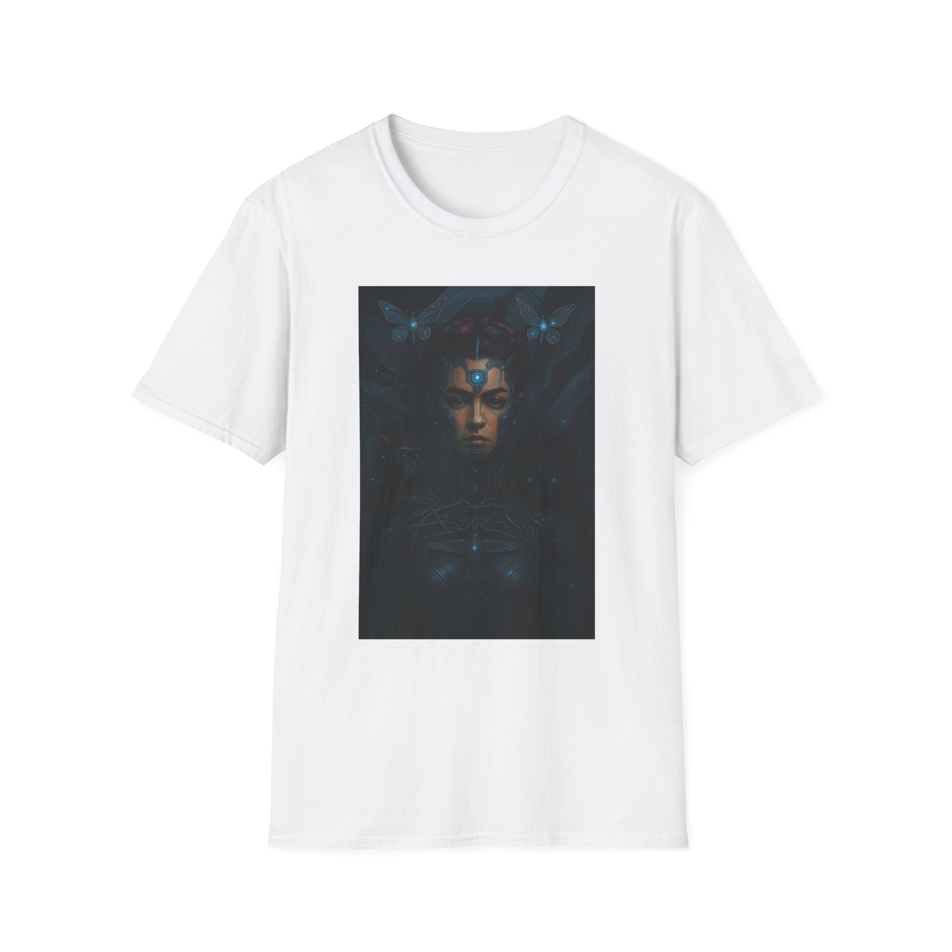 Mystical Aura Unisex Softstyle T-Shirt | Graphic Tee, Casual Wear, Gift for Him/Her, Festival Clothing, Spiritual Apparel