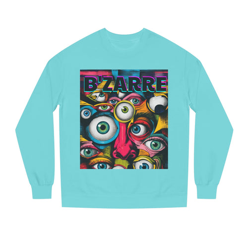 Bizarre Eyewear Unisex Crew Neck Sweatshirt | Artistic Gift for Creatives, Cozy Layer, Unique Style, Perfect for All Occasions