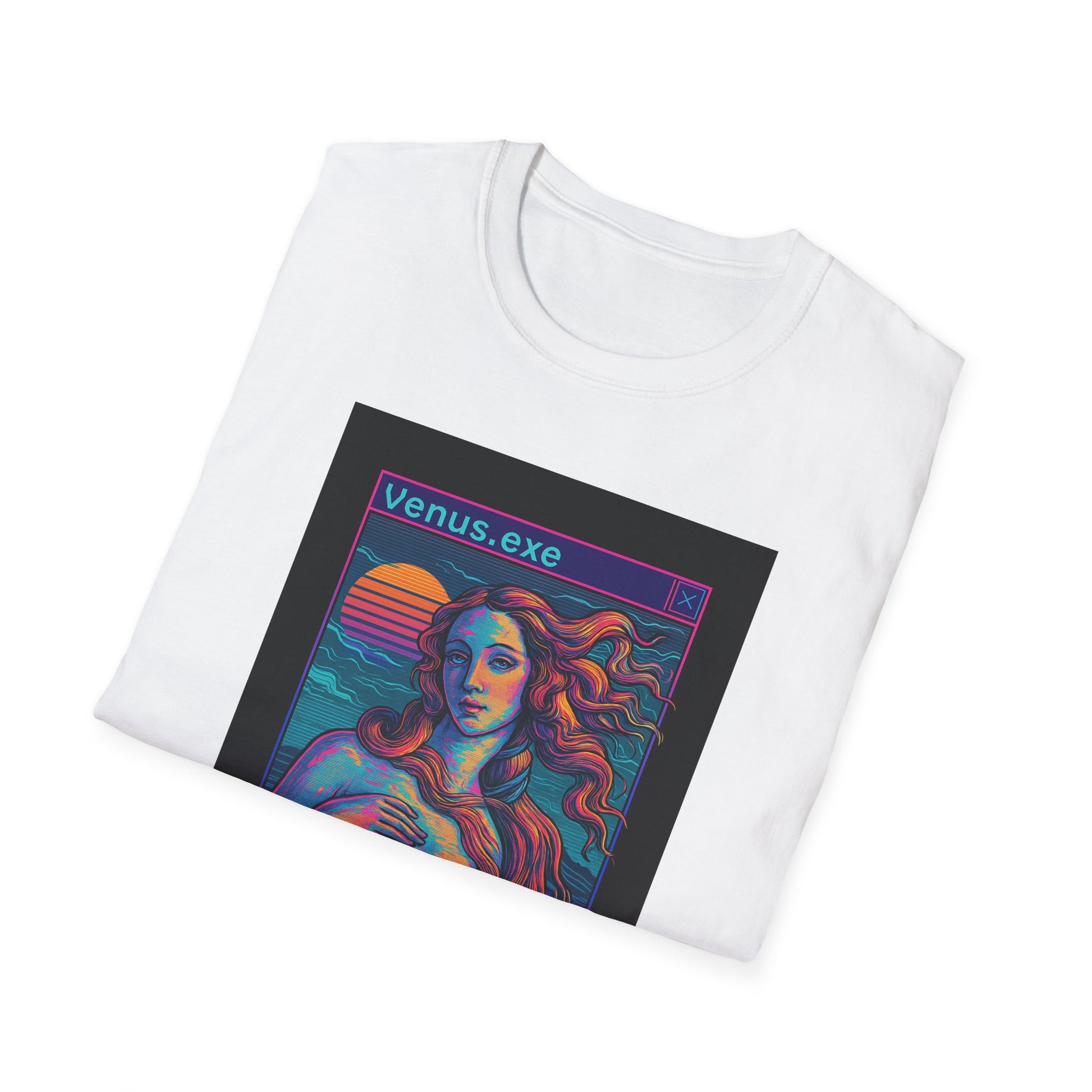 Retro Art Unisex T-Shirt, Venus.exe Tee for Art Lovers, Vintage Style Shirt, Perfect Gift for Birthdays & Art Events