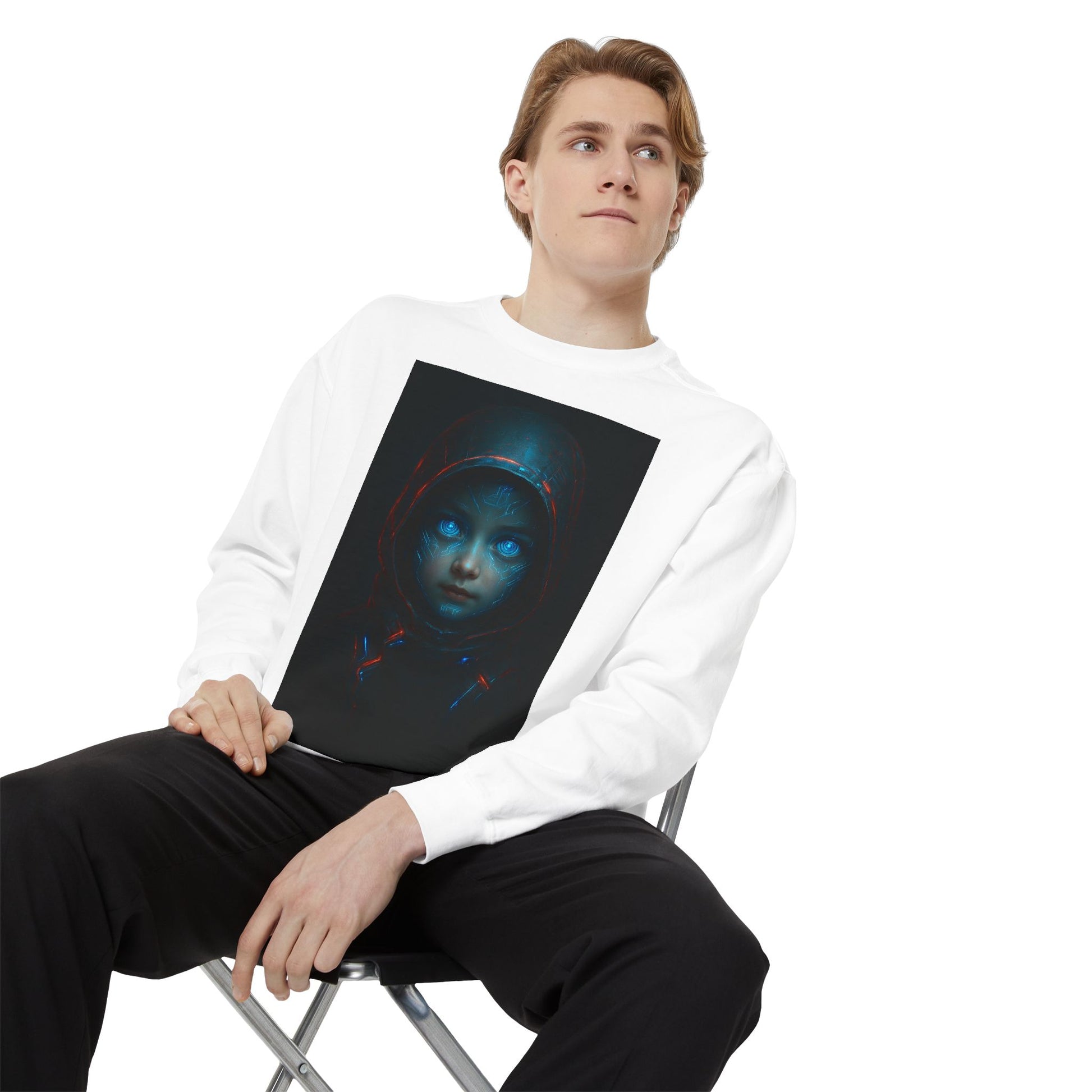 Mystical Hoodie Sweatshirt, Cozy Graphic Crewneck, Unique Gift for Art Lovers, Halloween Apparel, Casual Wear, Unisex Fashion
