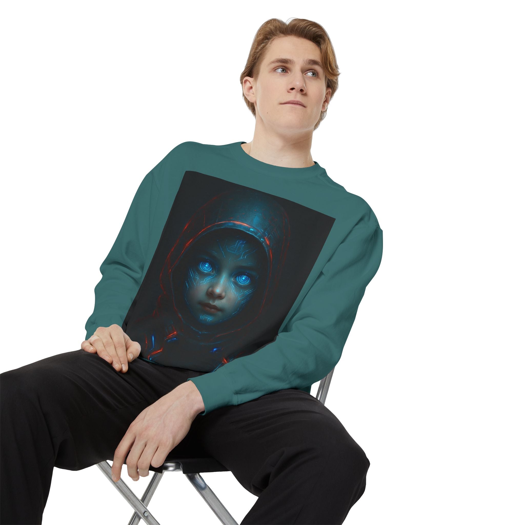 Mystical Hoodie Sweatshirt, Cozy Graphic Crewneck, Unique Gift for Art Lovers, Halloween Apparel, Casual Wear, Unisex Fashion