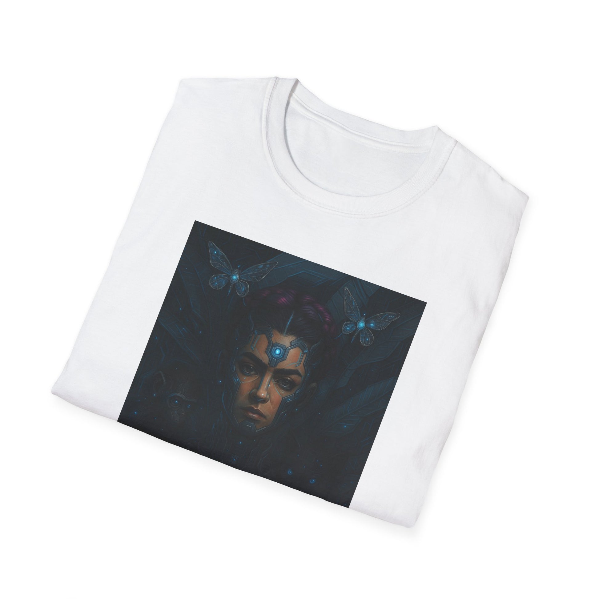 Mystical Aura Unisex Softstyle T-Shirt | Graphic Tee, Casual Wear, Gift for Him/Her, Festival Clothing, Spiritual Apparel