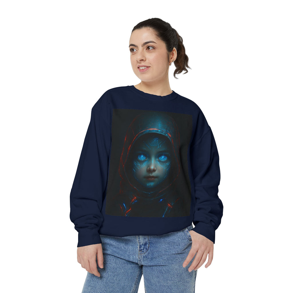 Mystical Hoodie Sweatshirt, Cozy Graphic Crewneck, Unique Gift for Art Lovers, Halloween Apparel, Casual Wear, Unisex Fashion