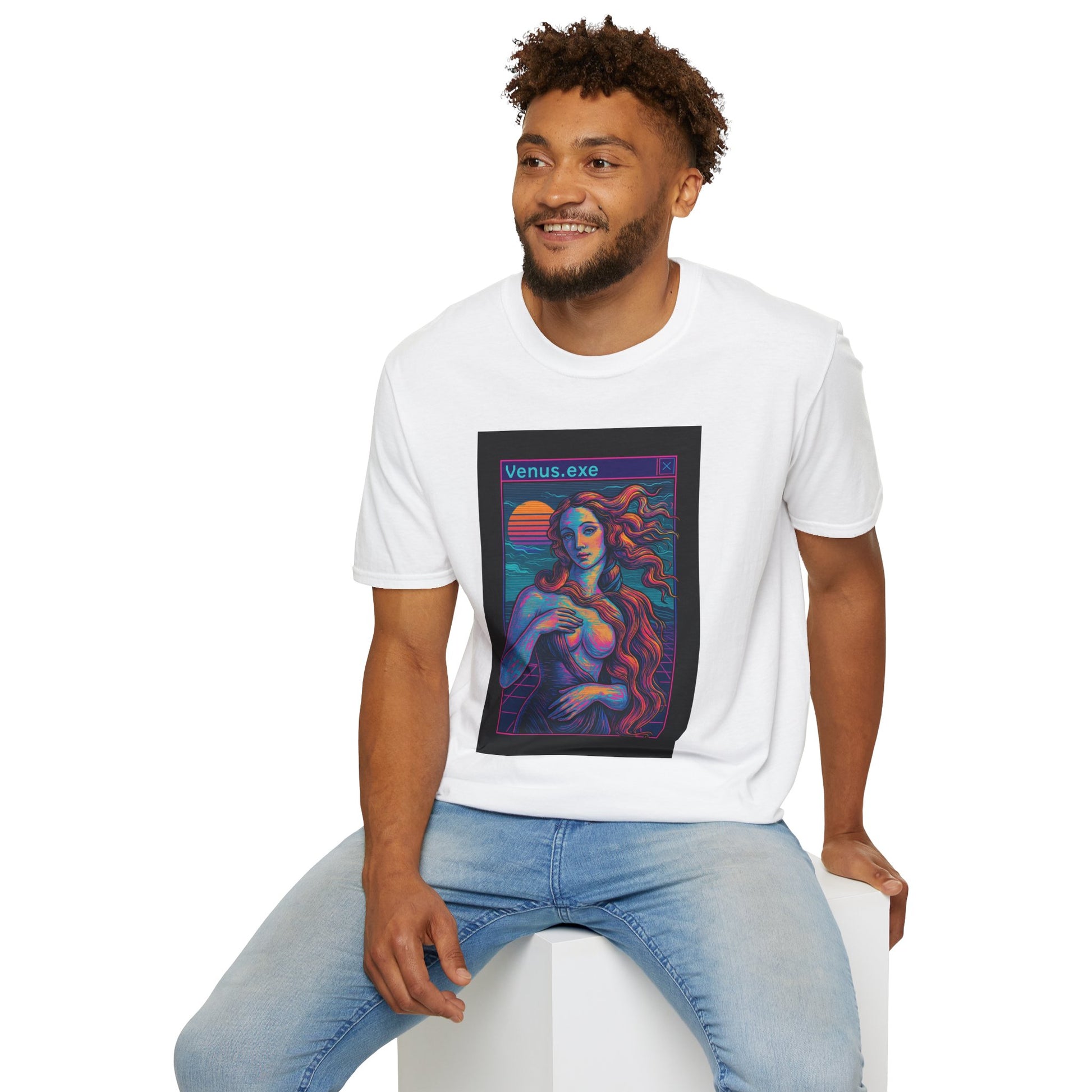 Retro Art Unisex T-Shirt, Venus.exe Tee for Art Lovers, Vintage Style Shirt, Perfect Gift for Birthdays & Art Events