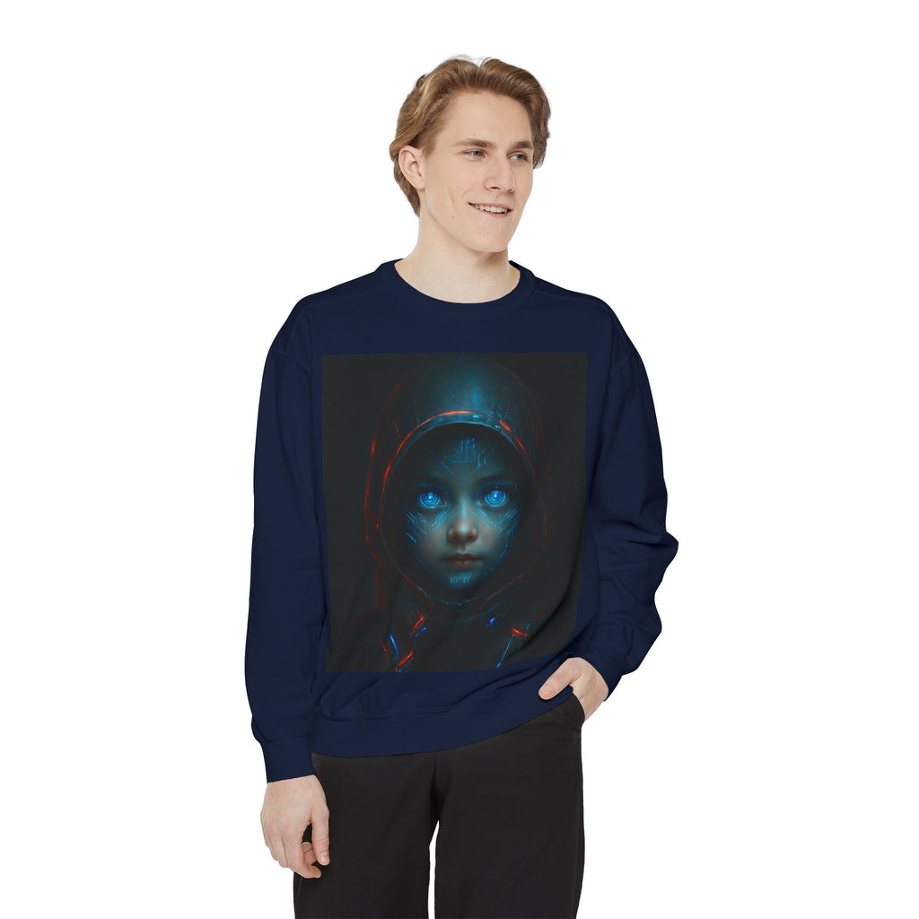 Mystical Hoodie Sweatshirt, Cozy Graphic Crewneck, Unique Gift for Art Lovers, Halloween Apparel, Casual Wear, Unisex Fashion
