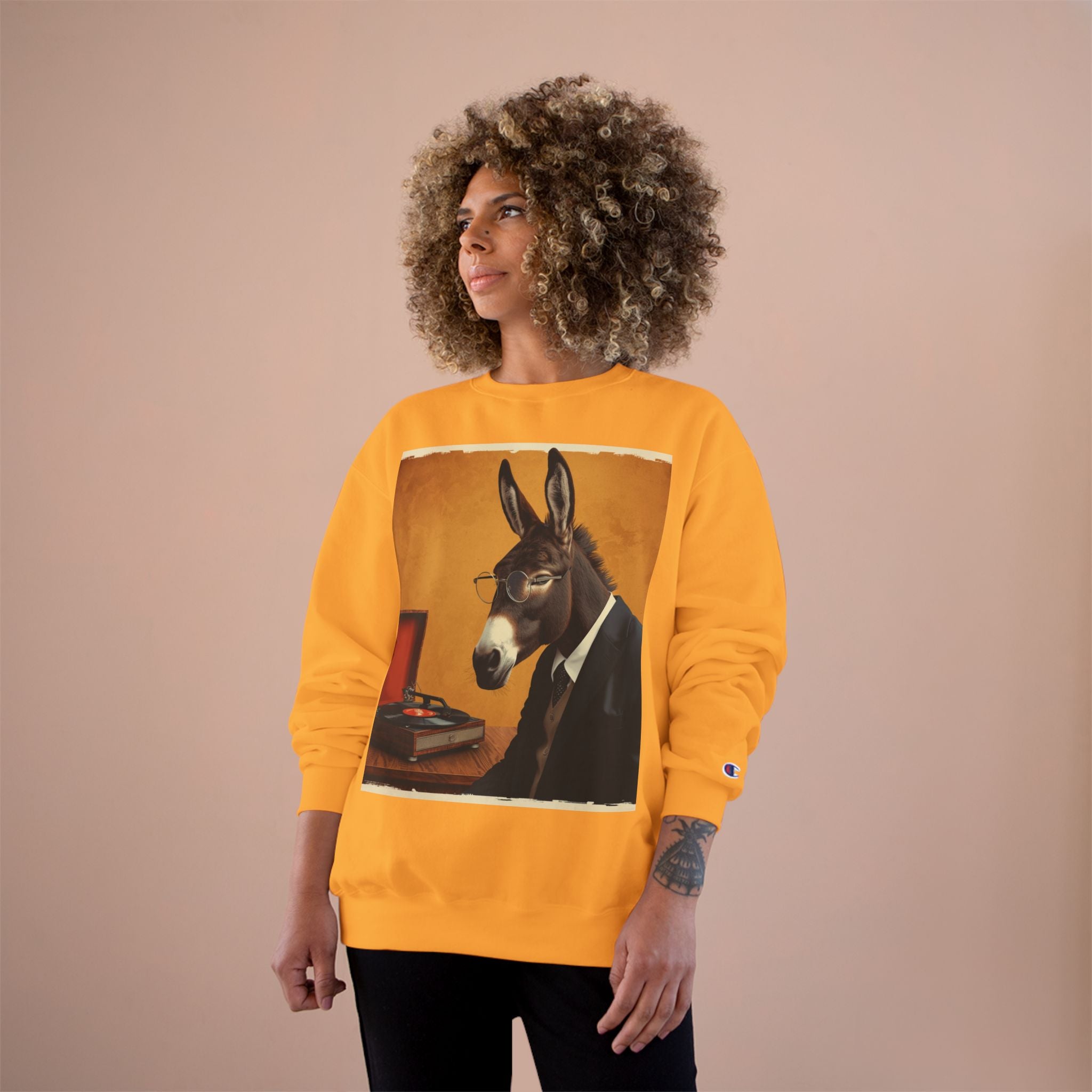 Donkey in Suit Graphic Sweatshirt