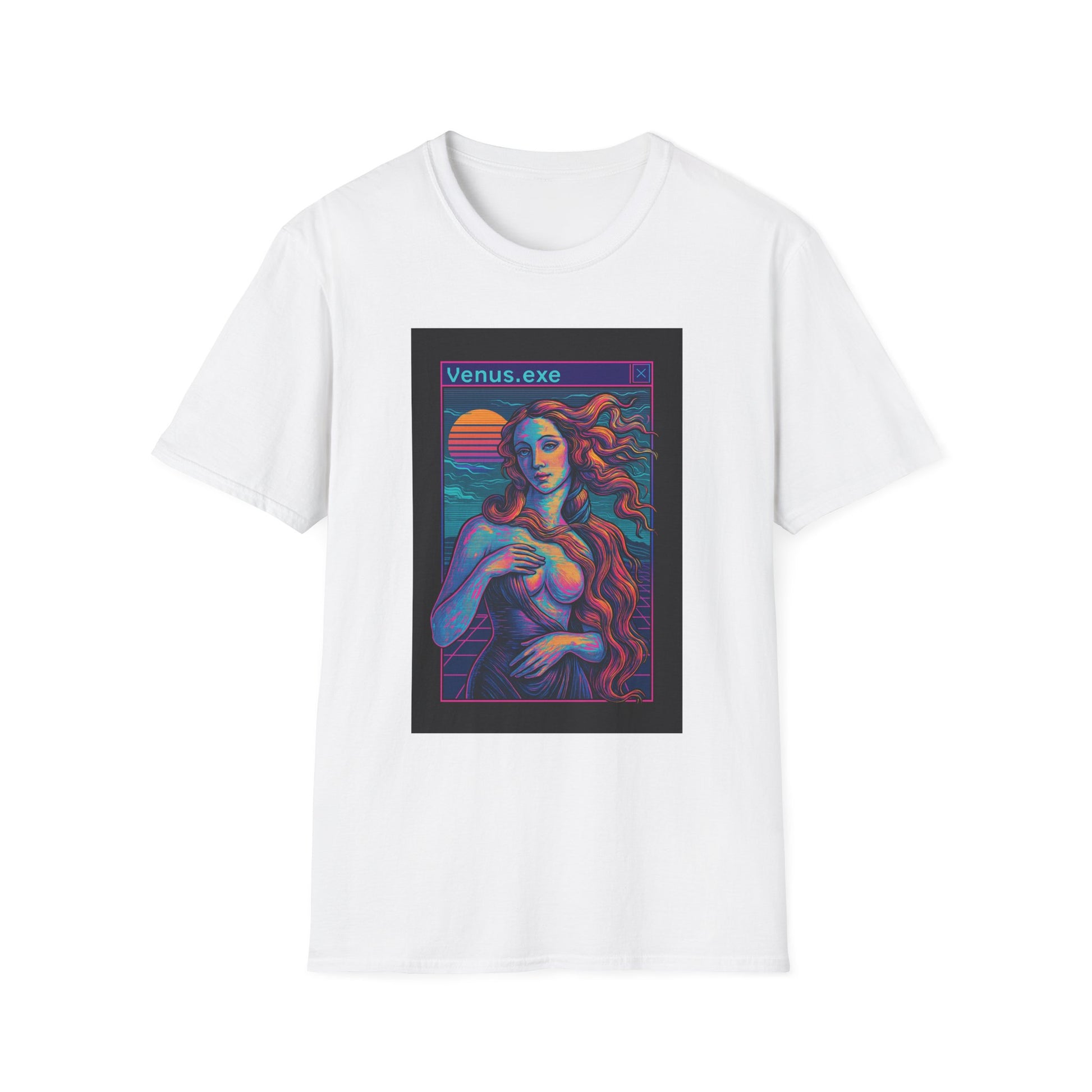 Retro Art Unisex T-Shirt, Venus.exe Tee for Art Lovers, Vintage Style Shirt, Perfect Gift for Birthdays & Art Events