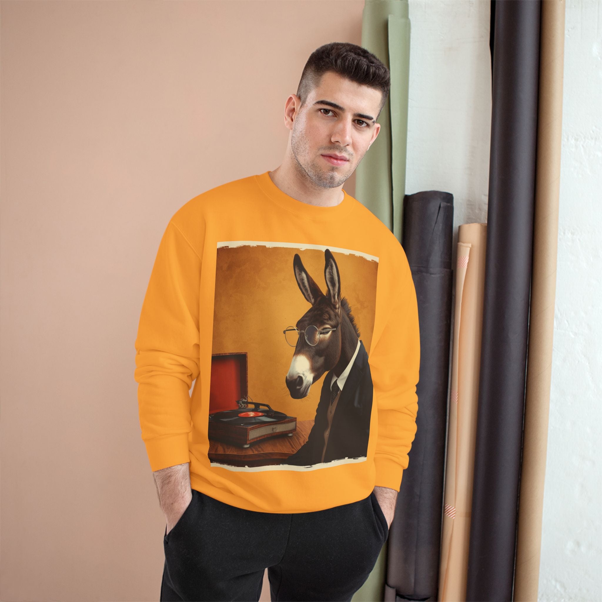Donkey in Suit Graphic Sweatshirt
