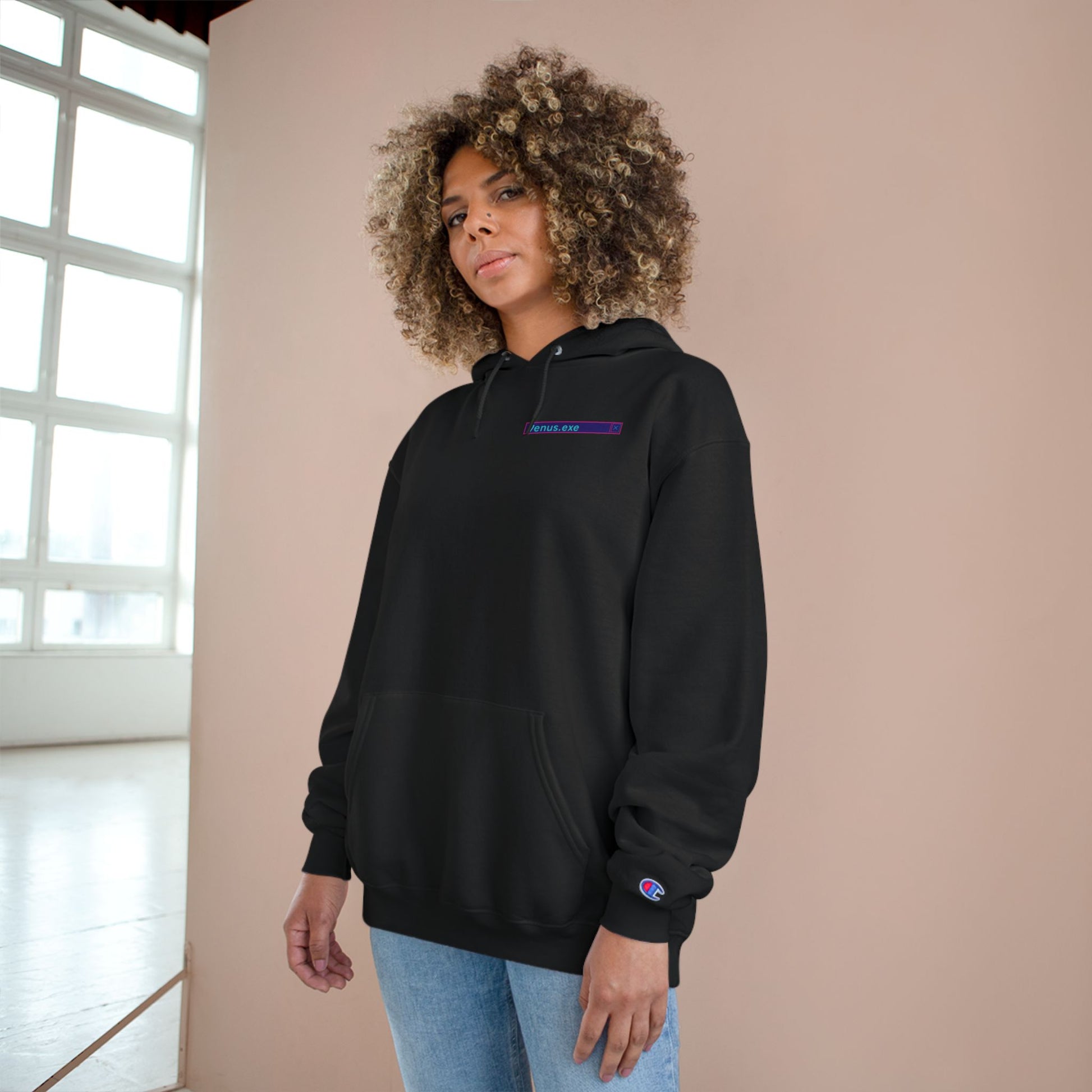 Vibrant Champion Hoodie for Art Lovers, Retro Vibe, Streetwear, Cozy Gift, Everyday Wear