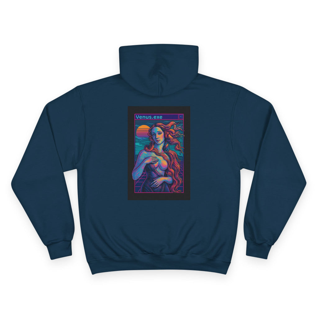 Vibrant Champion Hoodie for Art Lovers, Retro Vibe, Streetwear, Cozy Gift, Everyday Wear