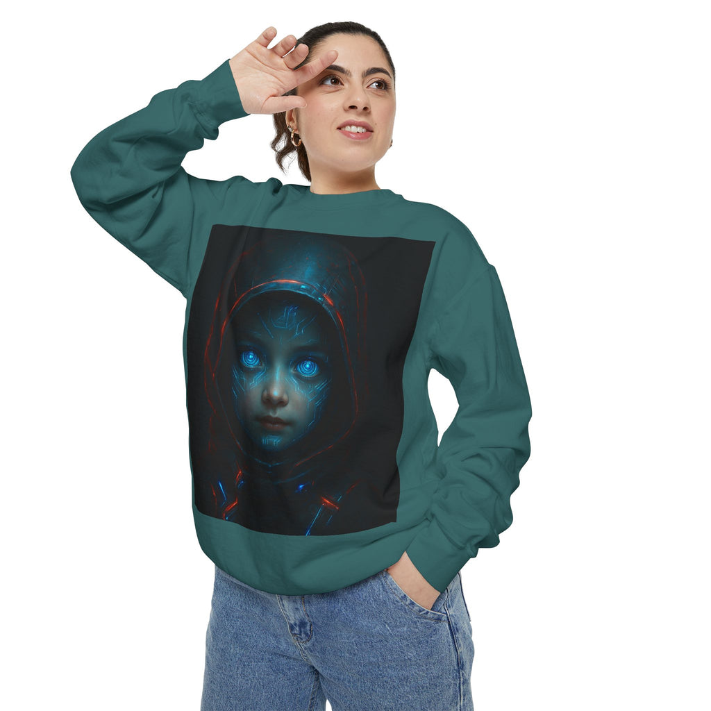 Mystical Hoodie Sweatshirt, Cozy Graphic Crewneck, Unique Gift for Art Lovers, Halloween Apparel, Casual Wear, Unisex Fashion