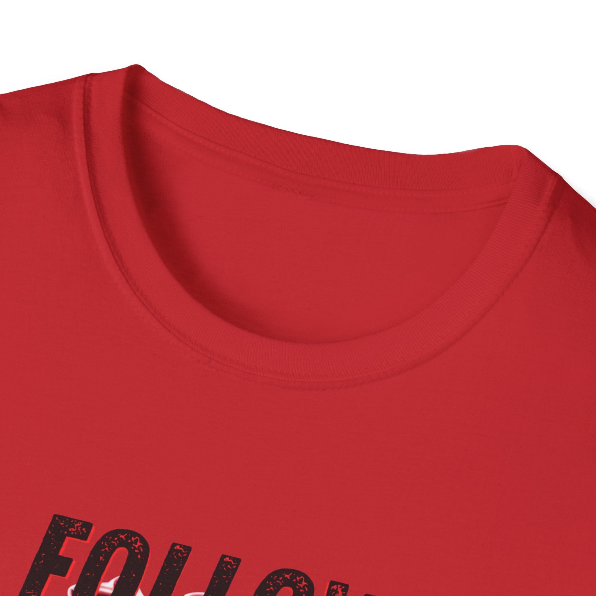 Follow Your Heart Unisex Tee, Heart Graphic T-Shirt, Cute Casual Top, Inspirational Gift, Everyday Wear, Heart Awareness