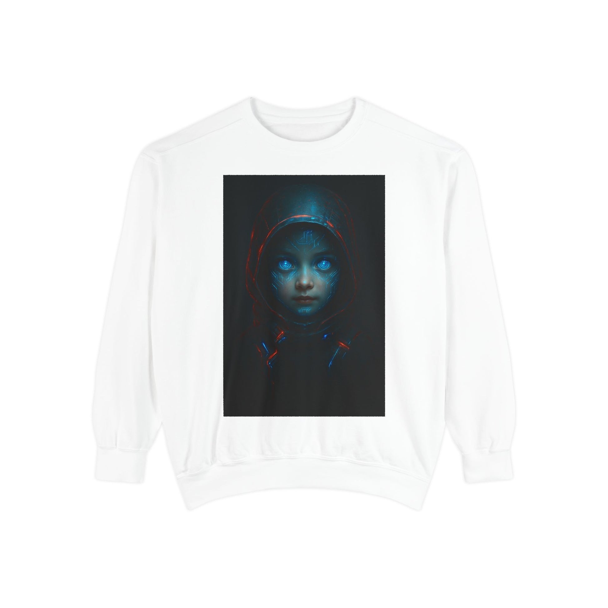 Mystical Hoodie Sweatshirt, Cozy Graphic Crewneck, Unique Gift for Art Lovers, Halloween Apparel, Casual Wear, Unisex Fashion