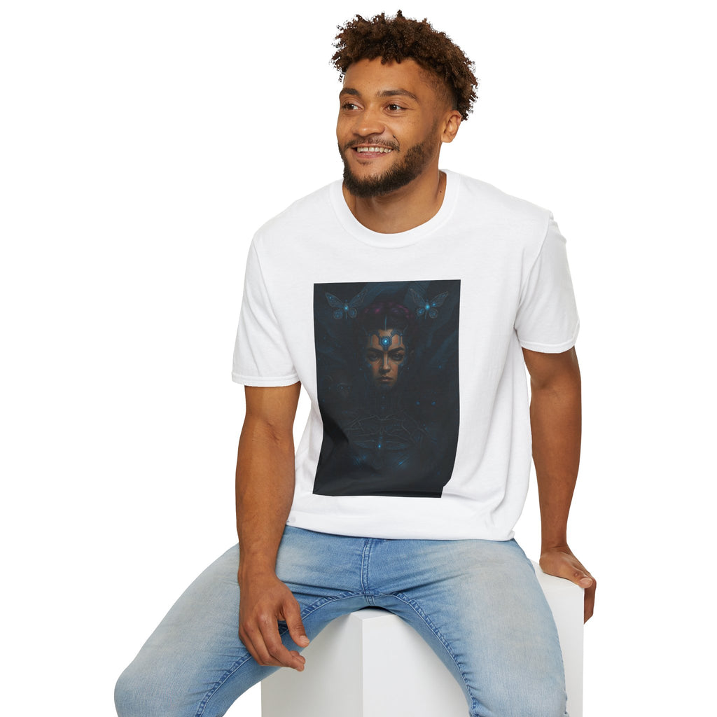 Mystical Aura Unisex Softstyle T-Shirt | Graphic Tee, Casual Wear, Gift for Him/Her, Festival Clothing, Spiritual Apparel