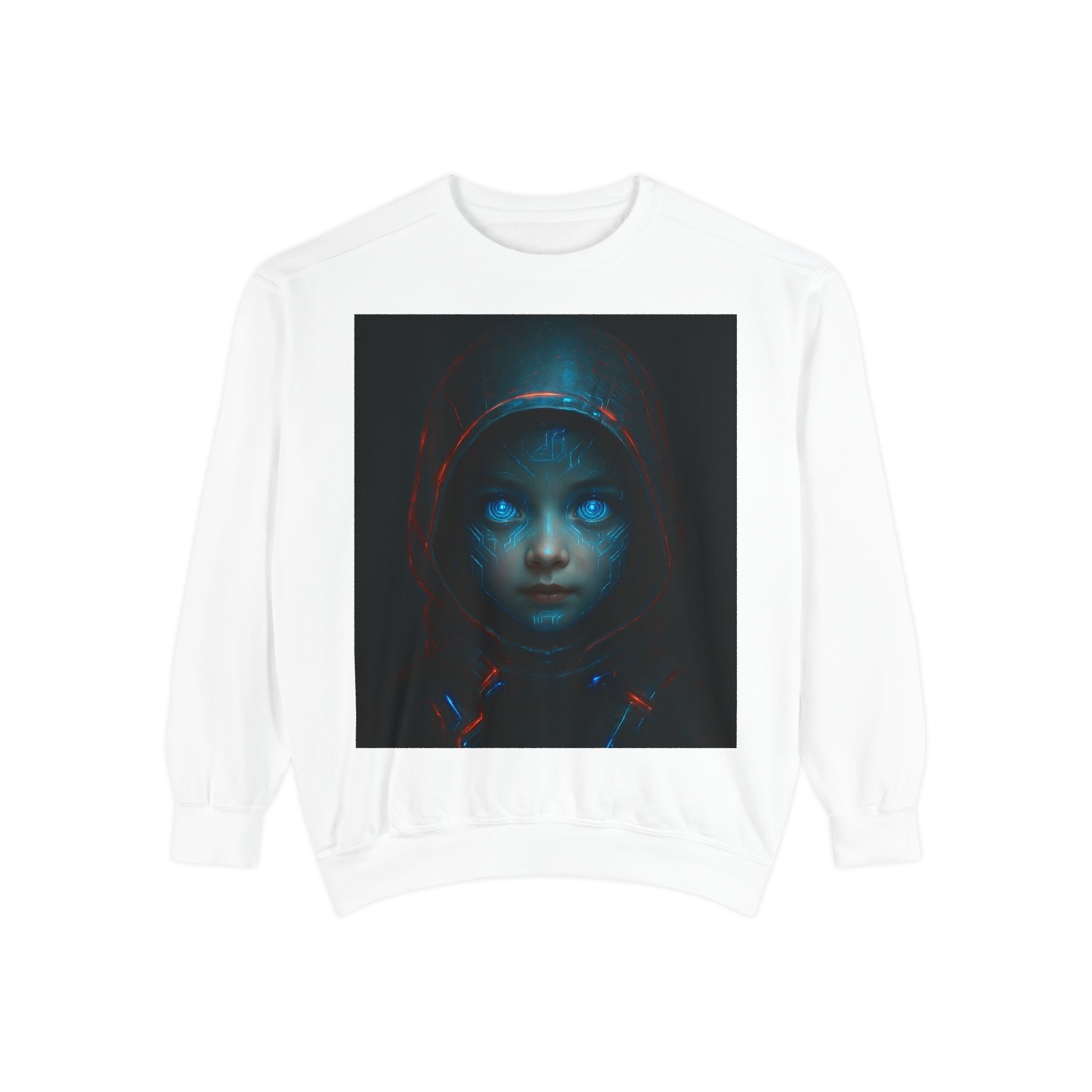 Mystical Hoodie Sweatshirt, Cozy Graphic Crewneck, Unique Gift for Art Lovers, Halloween Apparel, Casual Wear, Unisex Fashion