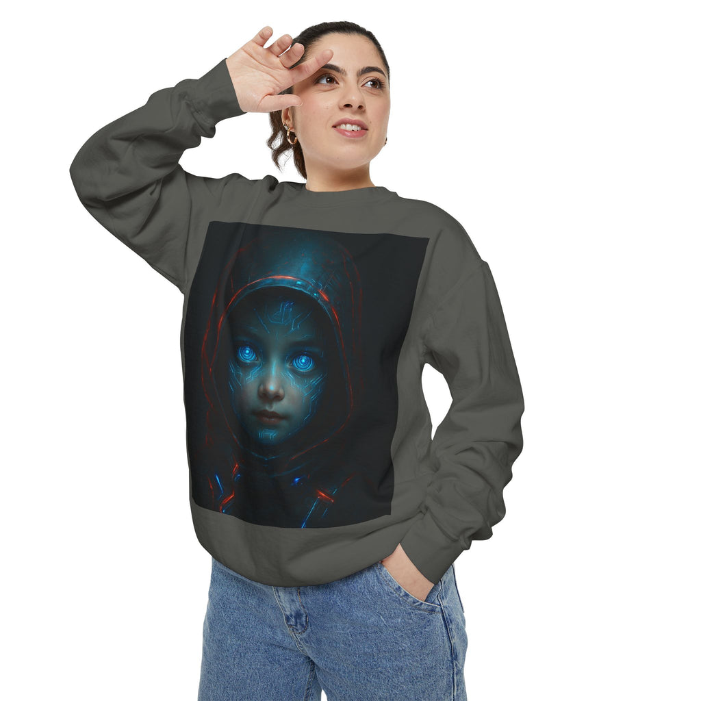 Mystical Hoodie Sweatshirt, Cozy Graphic Crewneck, Unique Gift for Art Lovers, Halloween Apparel, Casual Wear, Unisex Fashion