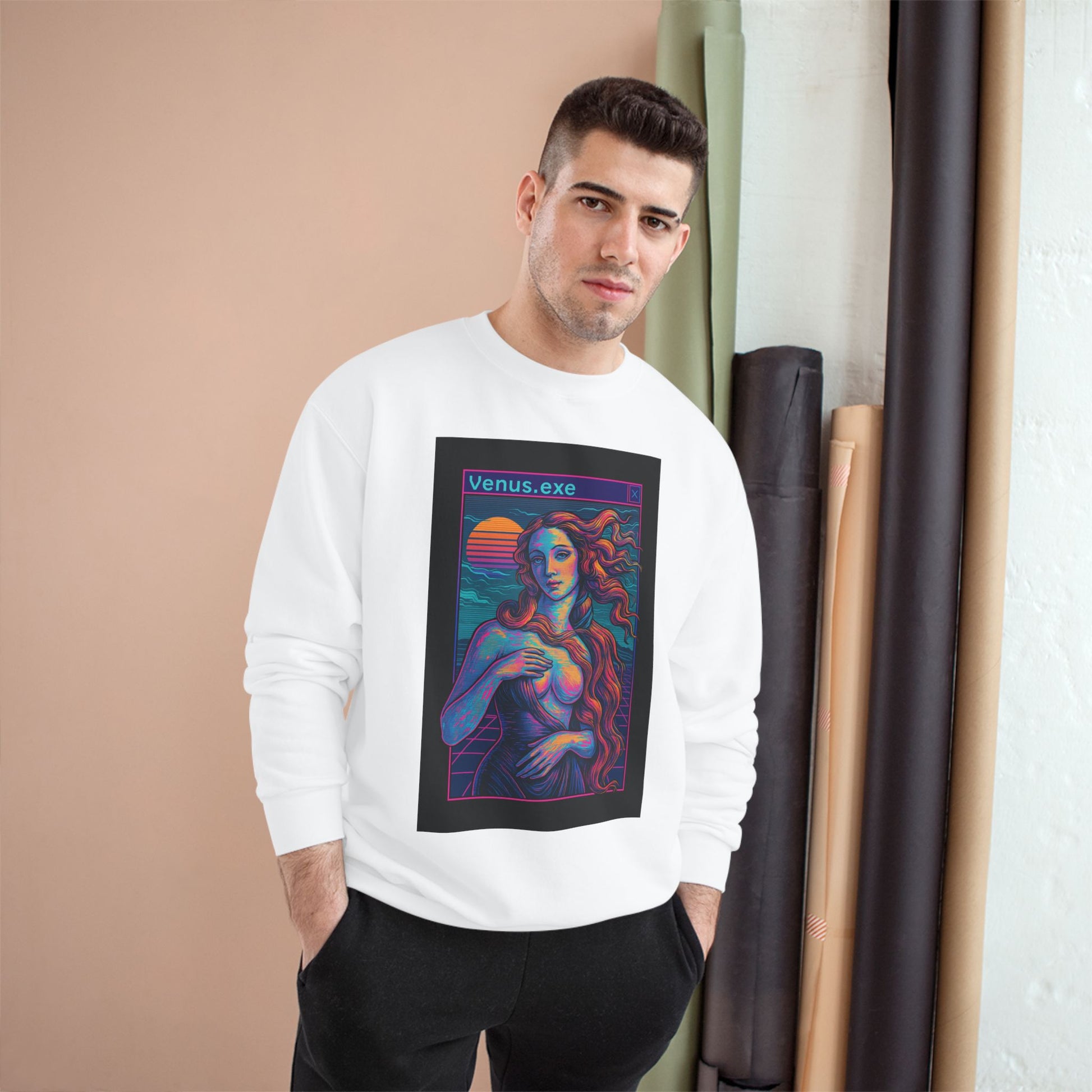 Artistic Venus Sweatshirt, Retro Goddess Apparel, Cozy Vintage Style, Perfect Gift for Art Lovers, Unique Festival Fashion