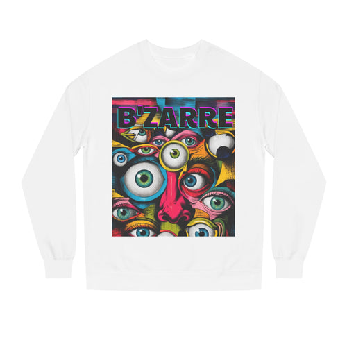 Bizarre Eyewear Unisex Crew Neck Sweatshirt | Artistic Gift for Creatives, Cozy Layer, Unique Style, Perfect for All Occasions