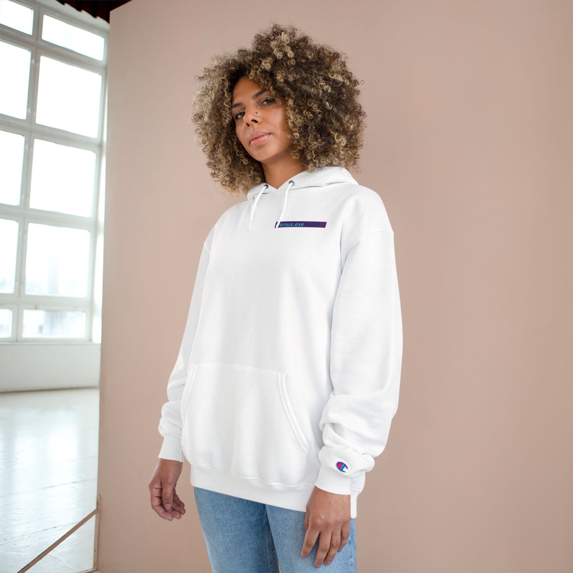 Vibrant Champion Hoodie for Art Lovers, Retro Vibe, Streetwear, Cozy Gift, Everyday Wear