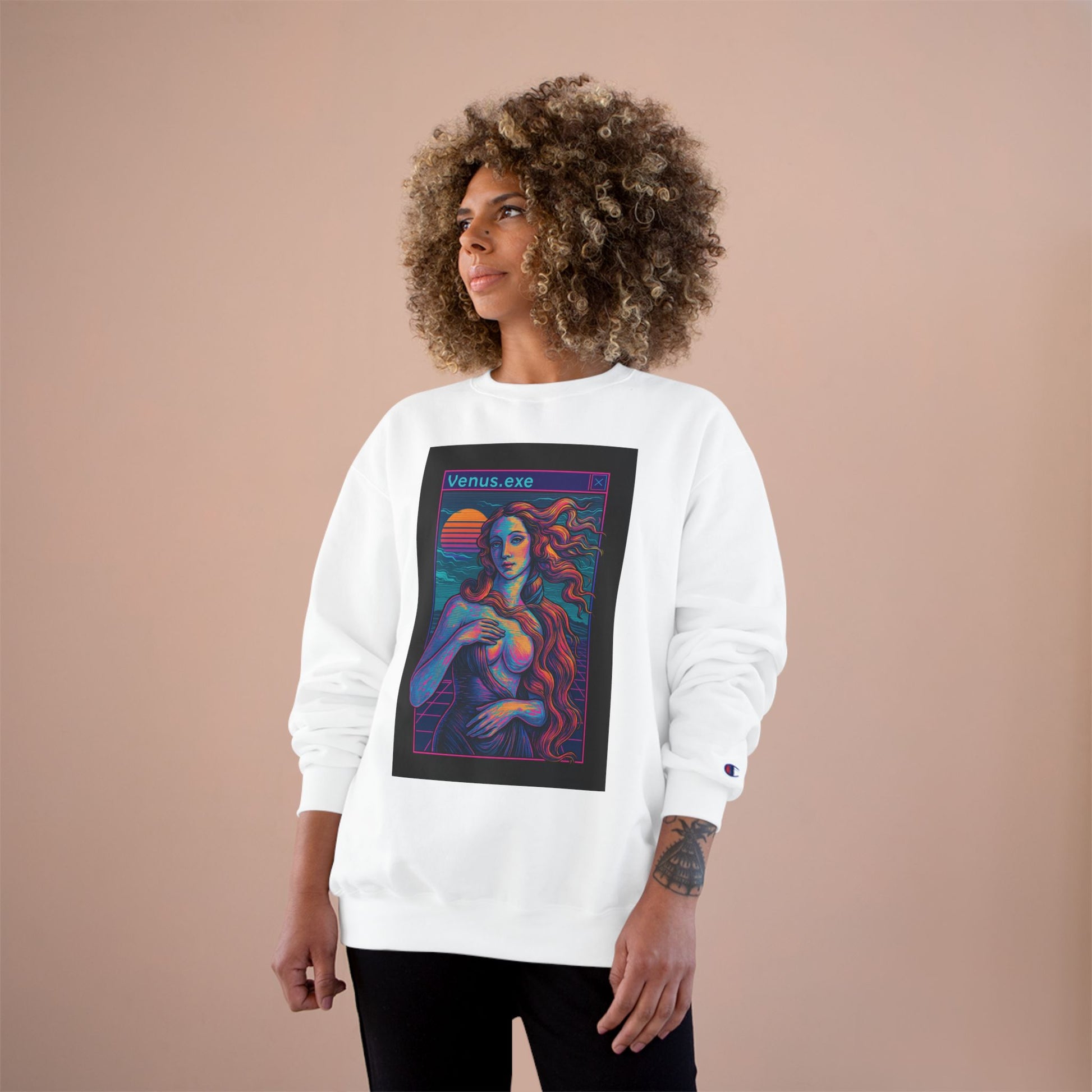 Artistic Venus Sweatshirt, Retro Goddess Apparel, Cozy Vintage Style, Perfect Gift for Art Lovers, Unique Festival Fashion